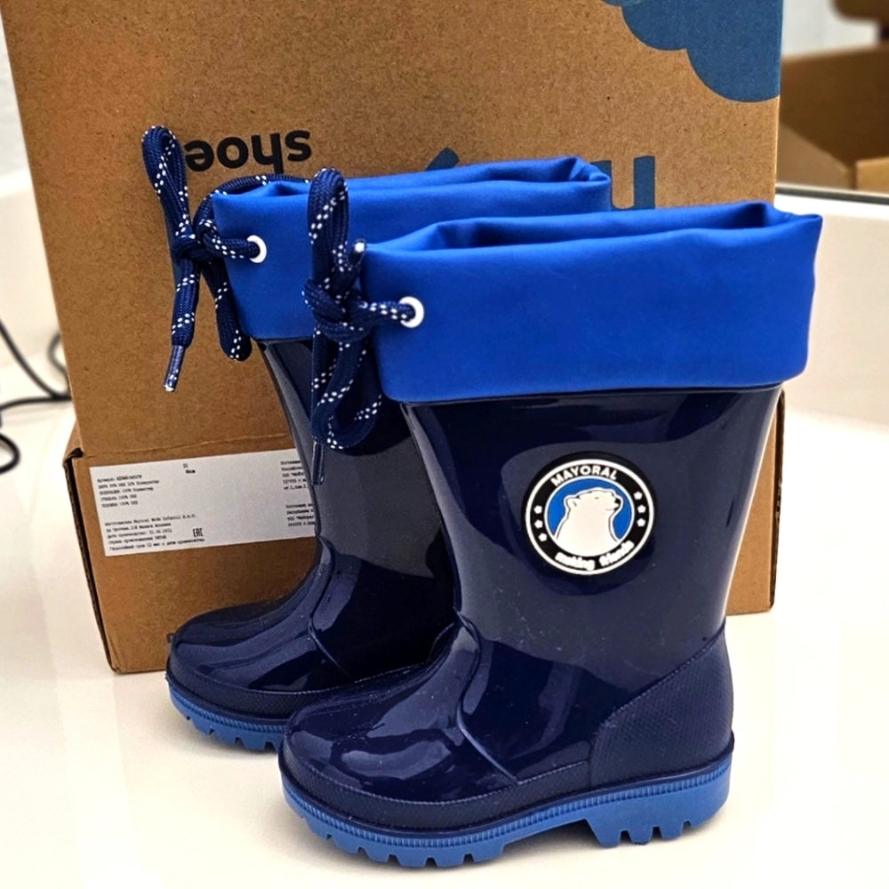 Mayoral boys rain boots